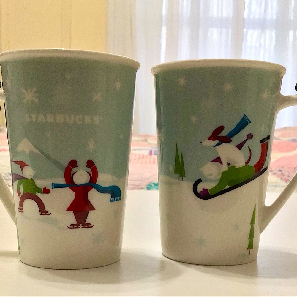 Starbucks 2011 holiday mugs